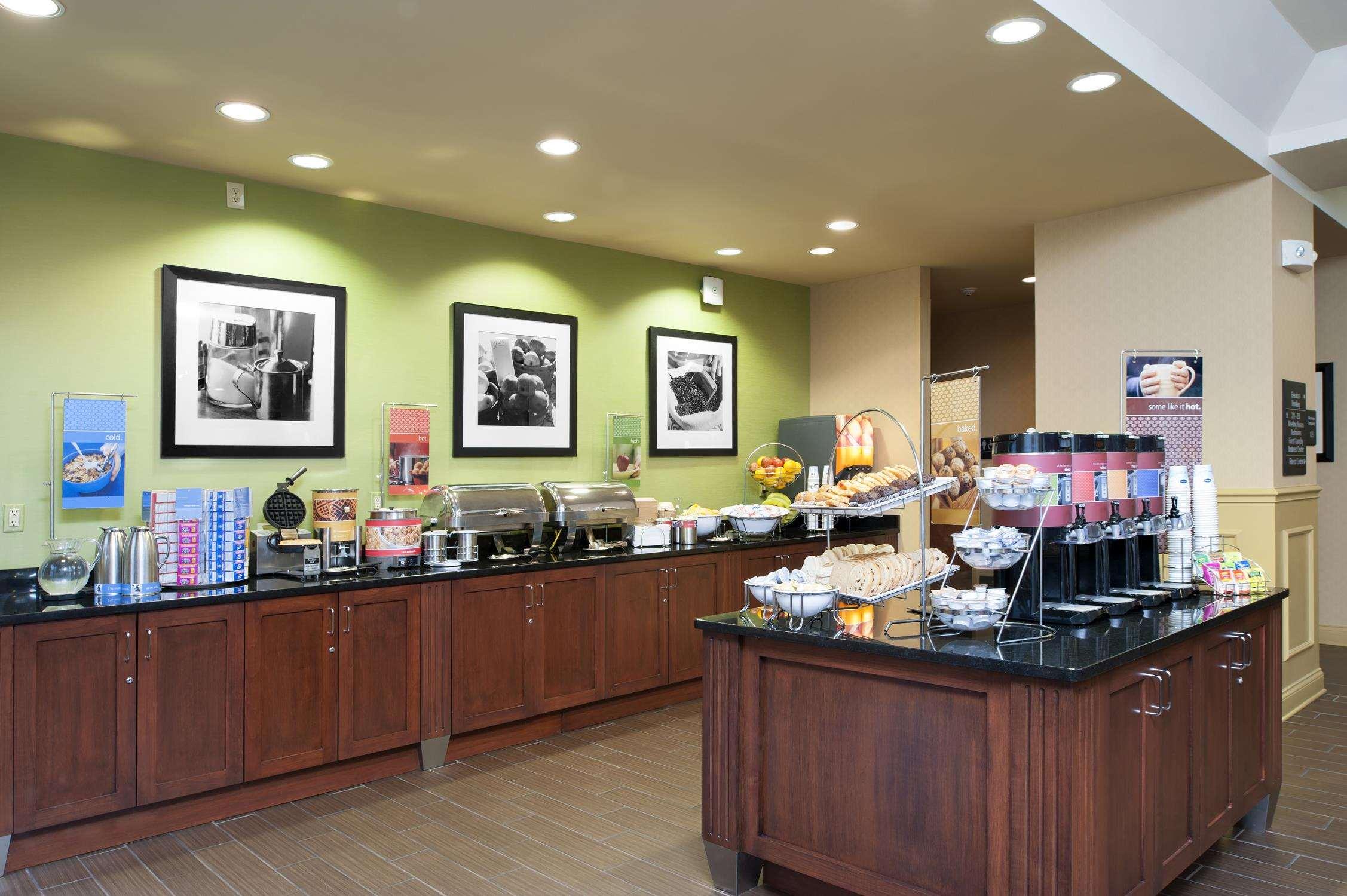 Hampton Inn Indianapolis Downtown Across From Circle Centre Restaurace fotografie